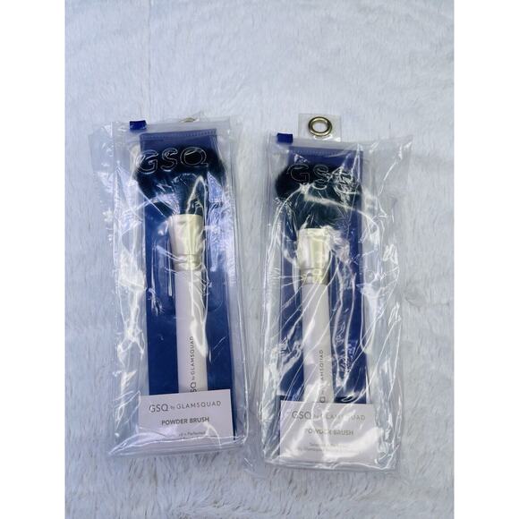 GSQ by Glamsquad Powder Brush Cosmetics Makeup Bundle Set Lot of 4 New - Picture 7 of 8